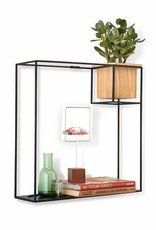 Umbra - Cubist shelf large sand/blk