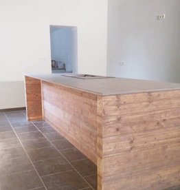 Keuken - eiland steigerhout met mortex - niet bestelbaar via webshop