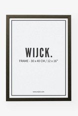 Wijck Wijck - Kader - 30x40 - Zwart