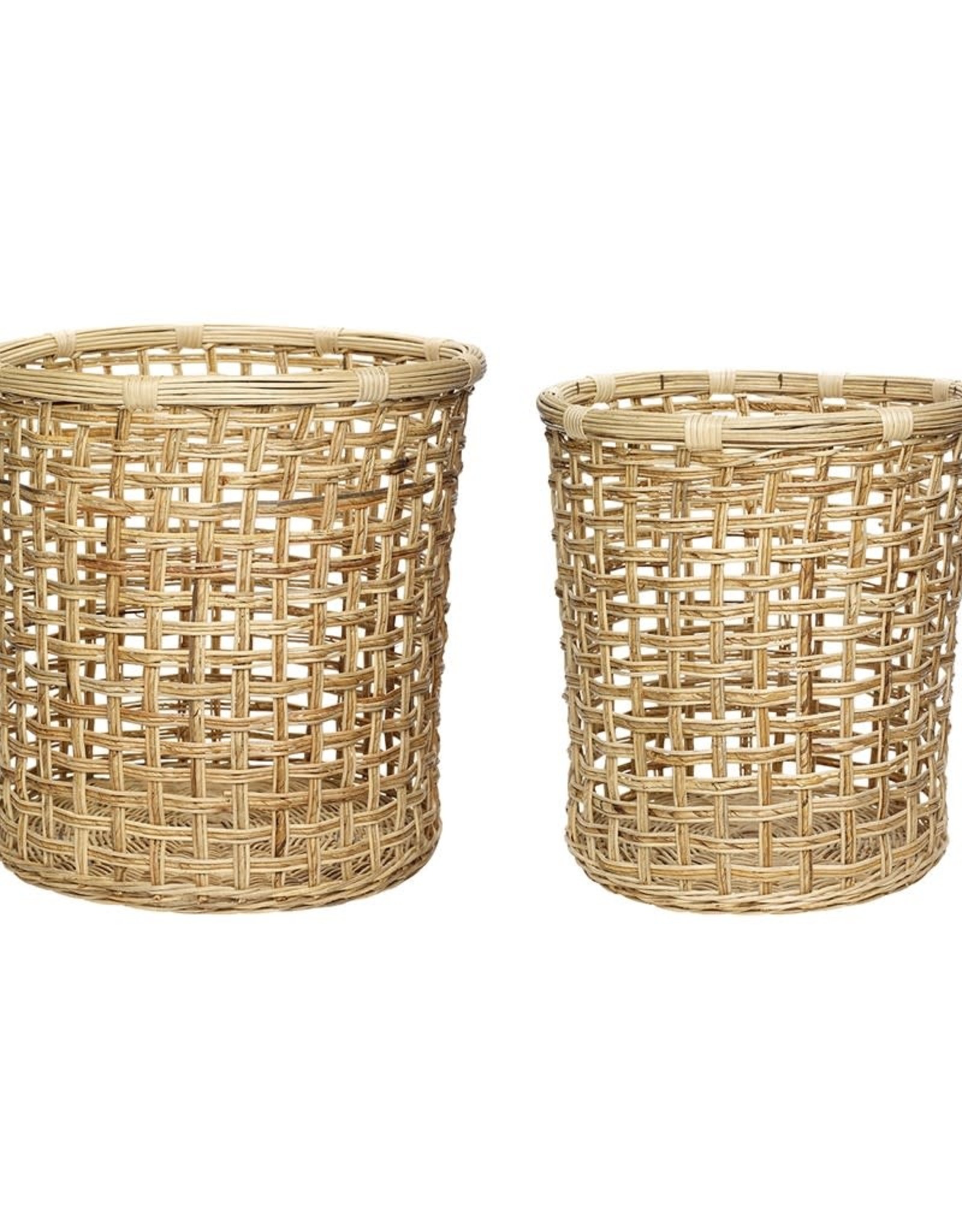 Hubsch - Basket, rattan, nature L