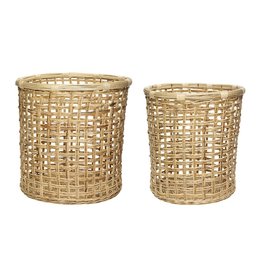 Hubsch - Basket, rattan, nature L