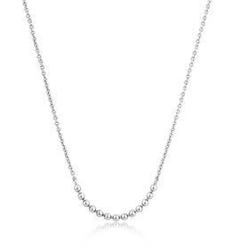 Ania Haie Ketting - Modern multiple balls - Zilver