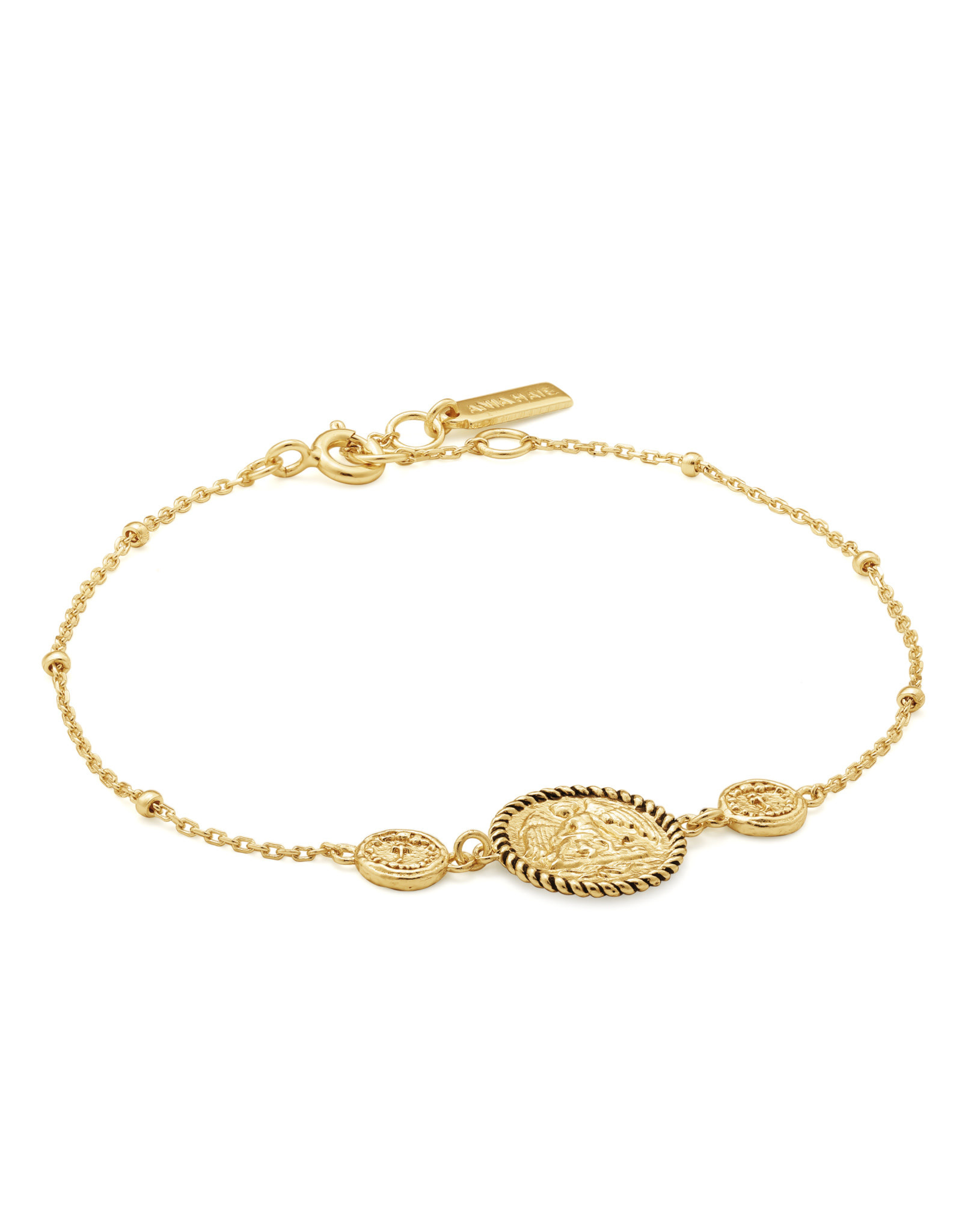 Ania Haie Armband - Winged goddess - goud
