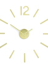 Blink clock brass