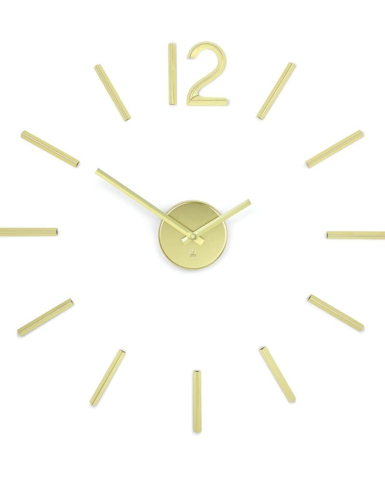 Blink clock brass