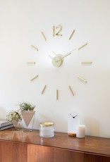 Blink clock brass