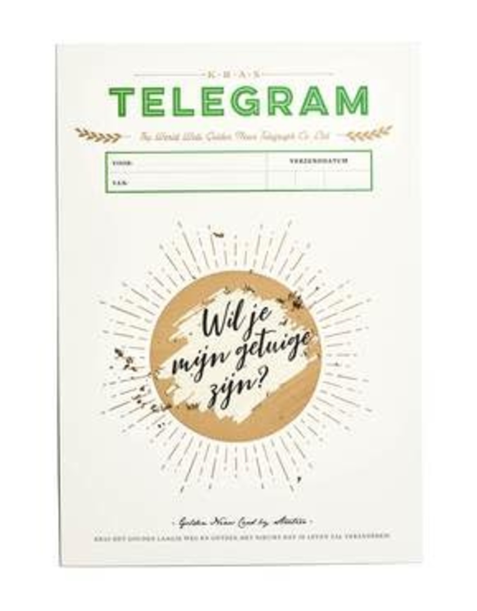Krastelegram getuige
