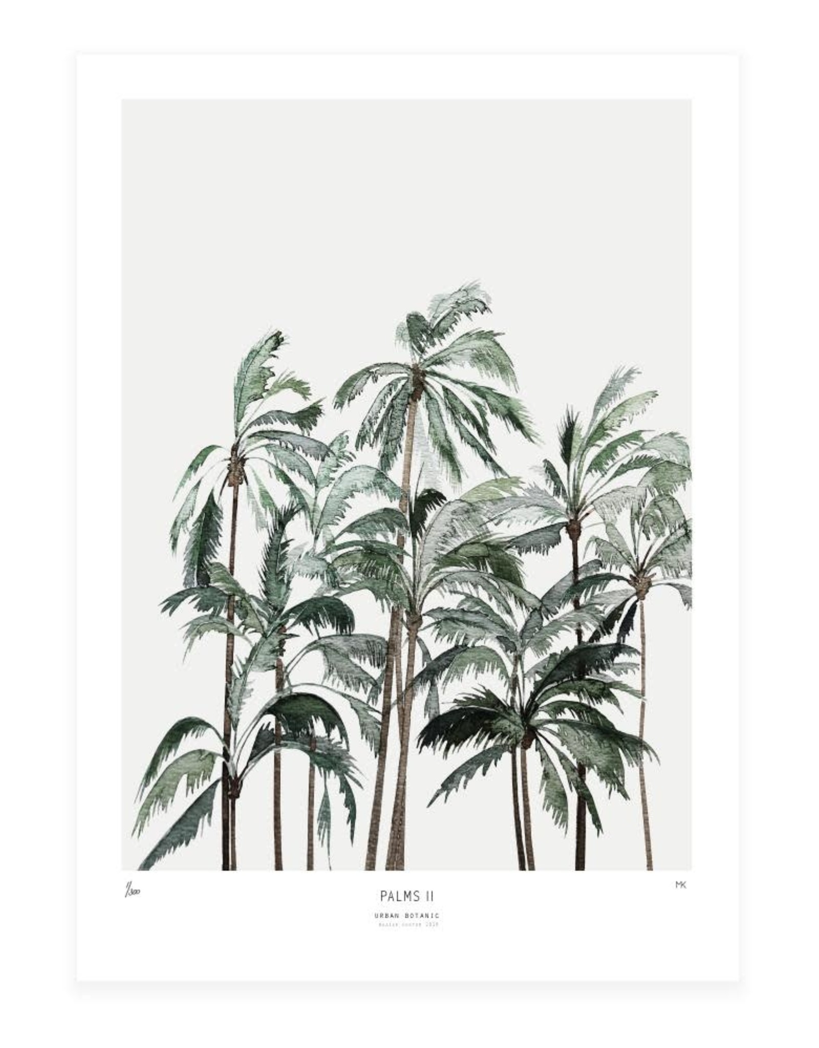My Deer Art Shop Palms II - 40x50