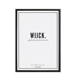 Wijck Wijck - Kader - 21x30 - Zwart