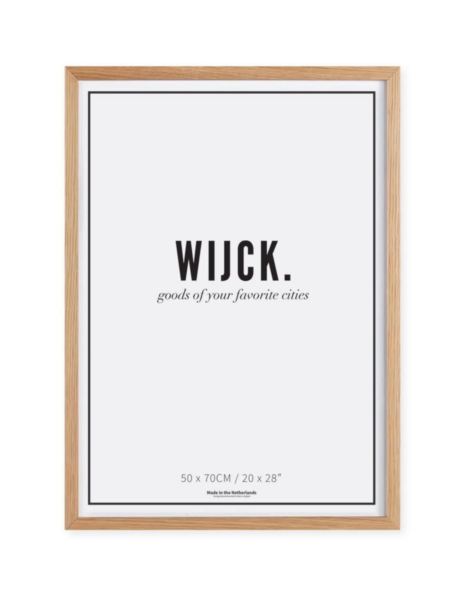 Wijck Wijck - Kader - 21x30  - Wooden frame