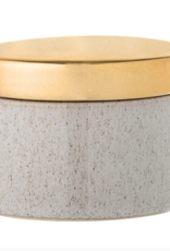Bloomingville Bloomingville - jar stoneware natural and gold
