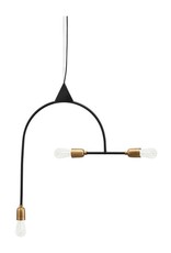 House Doctor Lamp arch black/brass plated