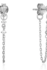 Ania Haie Ania Haie - chain stud earrings silver