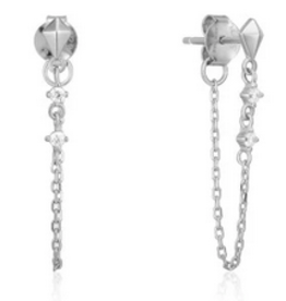 Ania Haie Ania Haie - Oorbellen - Chain stud silver