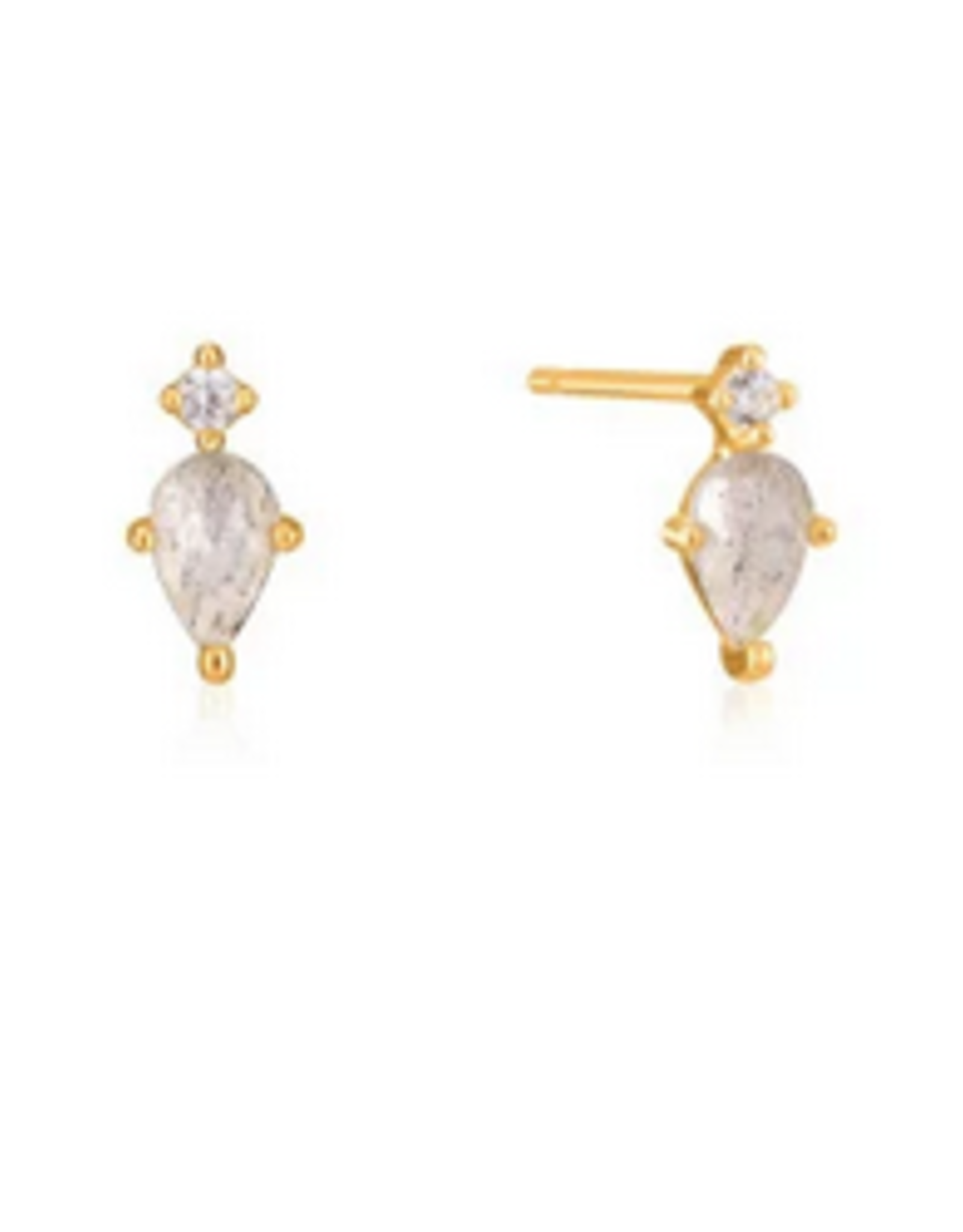 Ania Haie Oorbellen - Midnight stud - goud