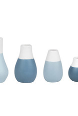 Räder Rader - Mini pastel vases set of 4pcs - blue