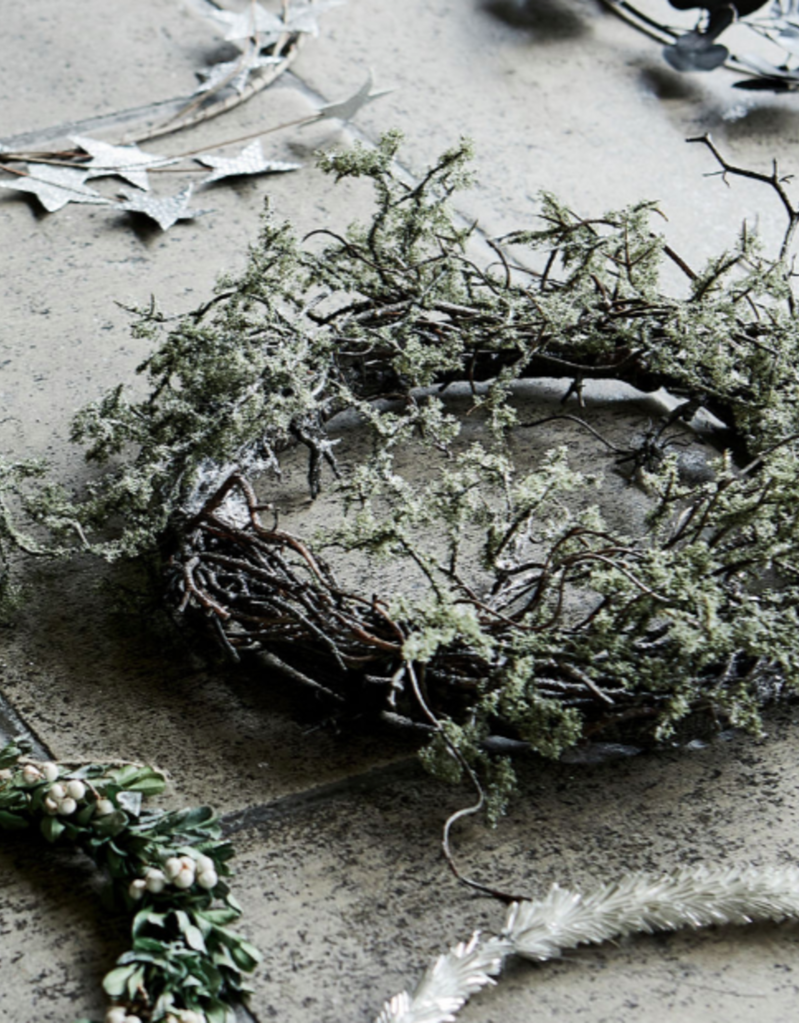 House Doctor Wreath Wild moss nature