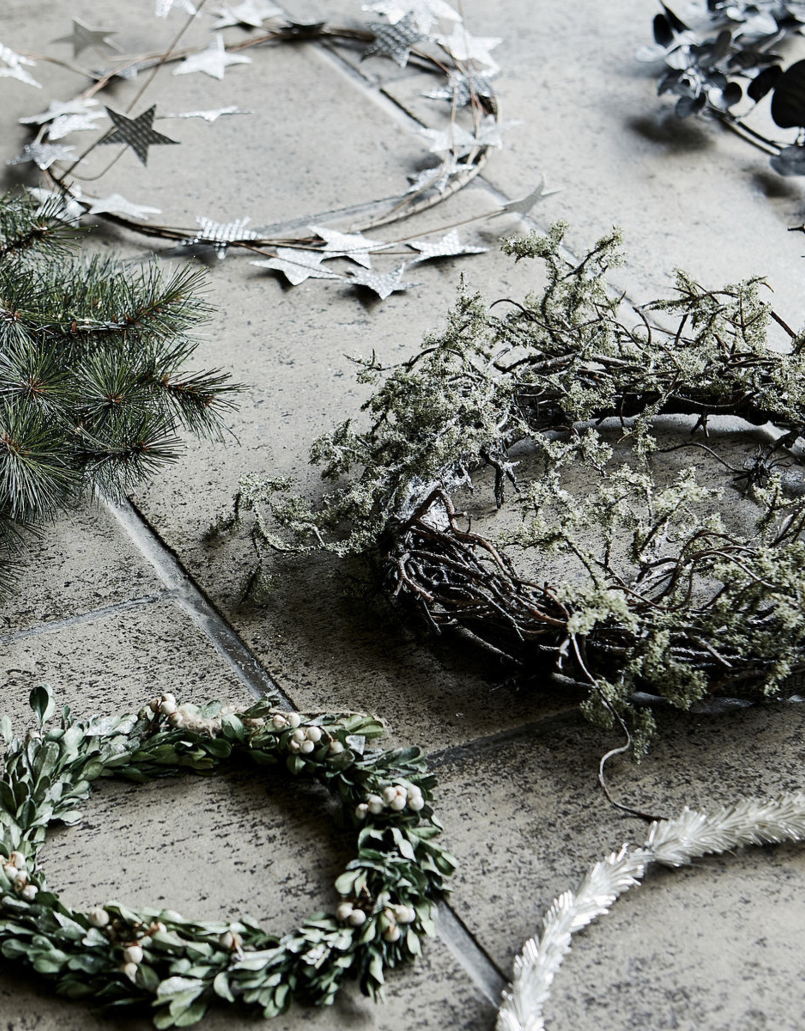 House Doctor Krans- Wreath Wild moss nature