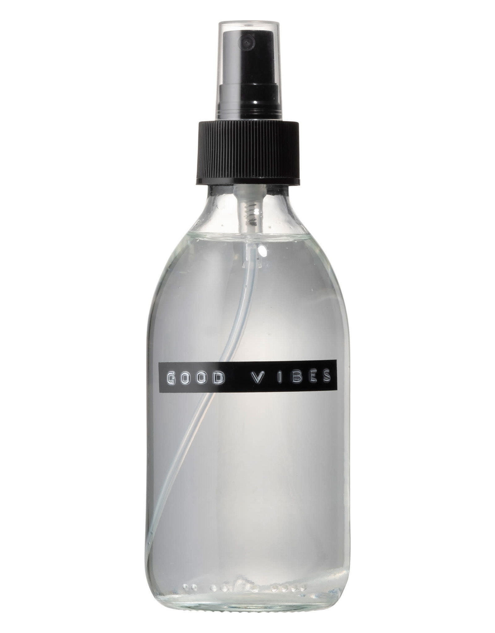 Wellmark Wellmark - Roomspray250 ml - Transparant/zwart - Good vibes