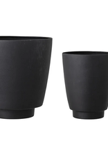 Bloomingville  Flowerpot black, Metal - Set of 2