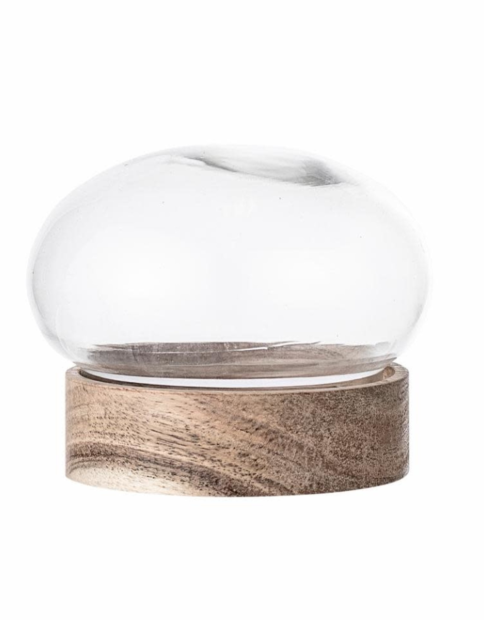 Bloomingville Bloomingville - Dome deco clear glass wood