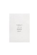 Zusss Wenskaart - Good day - gerecycled natural