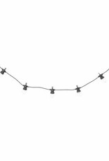 Bloomingville Nero lightchain , black plastic