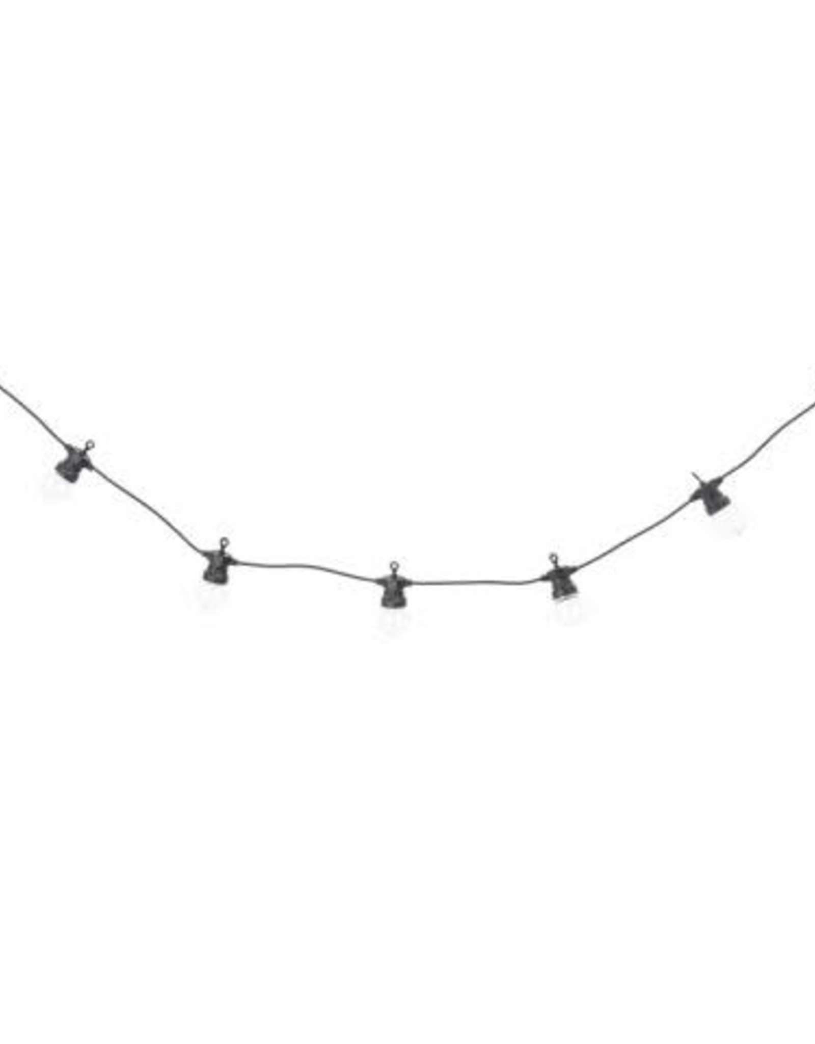 Bloomingville Nero lightchain , black plastic