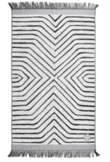 Zusss - badhanddoek - Grafisch patroon - 60x115