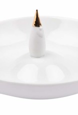 Räder Porcelain stories small plate gold santa
