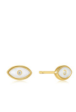 Ania Haie Oorbellen - Evil eye stud - goud