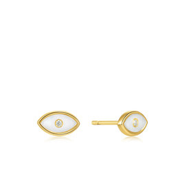 Ania Haie Oorbellen - Evil eye stud - goud