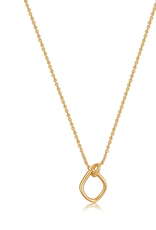 Ania Haie Ania Haie - Gold knot - pendant necklace
