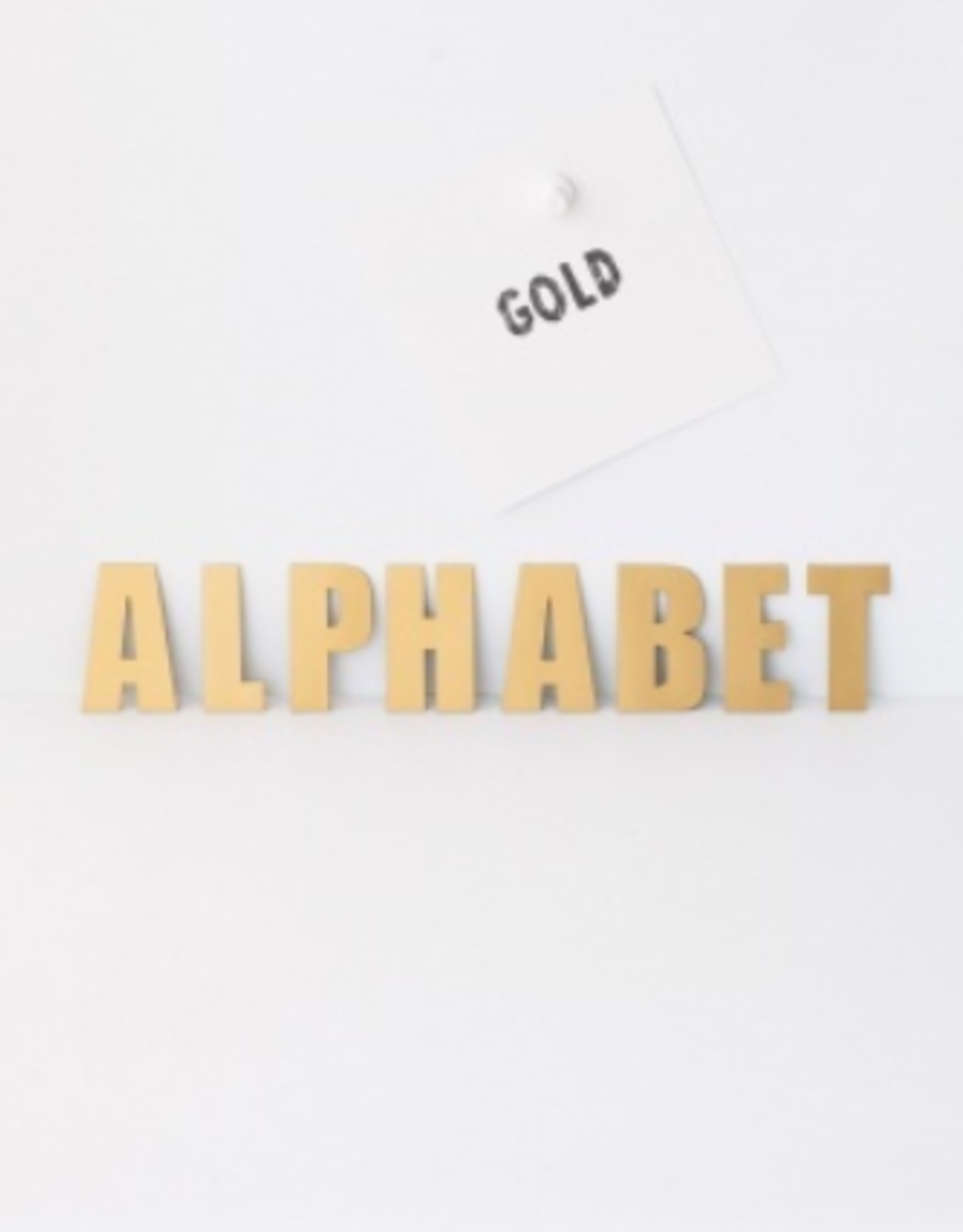 Groovy Magnets Magneet ABC - goud