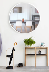 Hub wall mirror - white - large