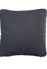 Malagoon - Turfed solid cushion - cozy grey