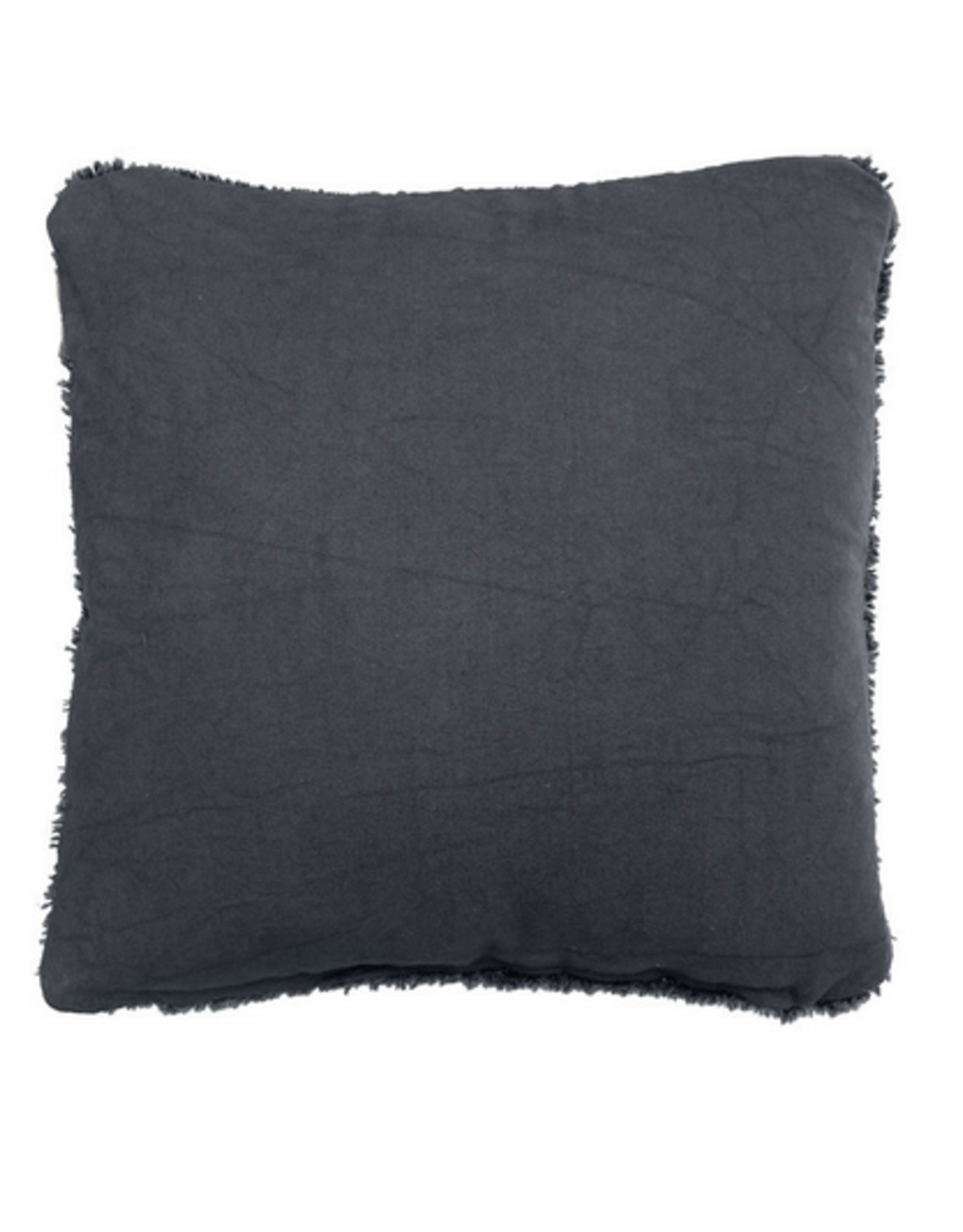 Malagoon - Turfed solid cushion - cozy grey