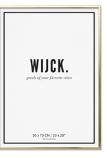 Wijck Wijck - Kader - 50x70 - Goud alu