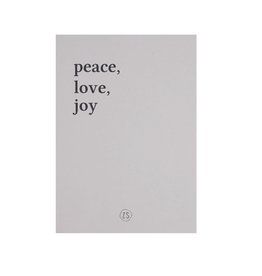 Zusss Kaart - Peace love joy  zand