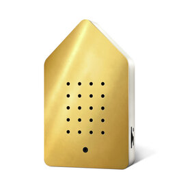 Zwitscherbox Birdybox metal - Golden brass