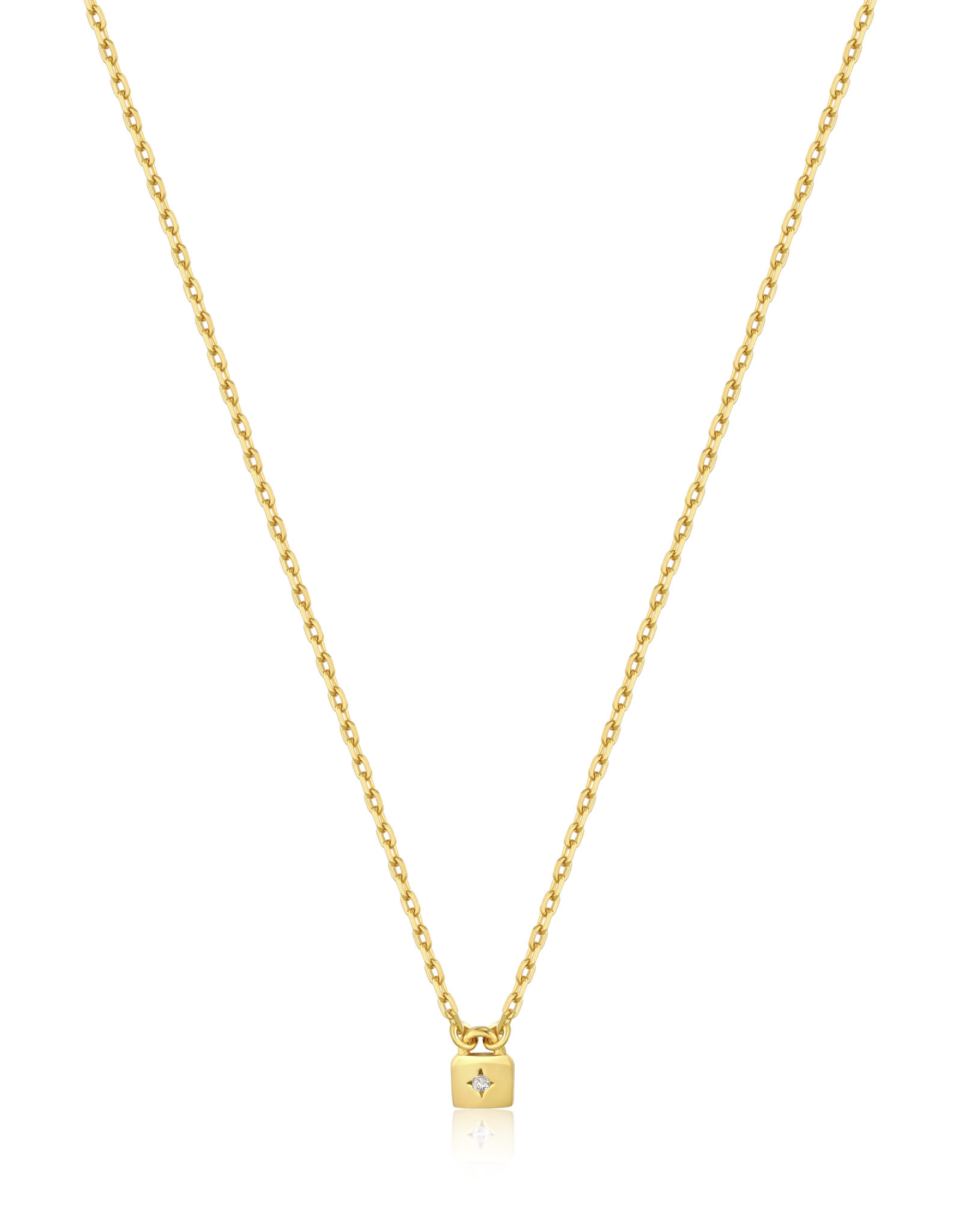 Ania Haie Ania Haie - Gold padlock necklace