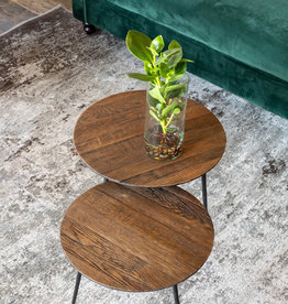 Side table pepper brown 40