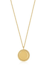 Ania Haie Ketting - Rope disc - goud