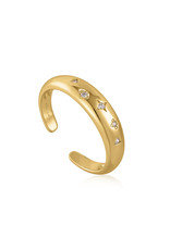 Ania Haie Ania Haie - Ring - Gold scattered stars adjustable