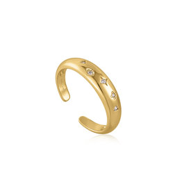 Ania Haie Ring - Scattered stars adjustable - gold