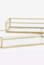 glazen doos set van 2