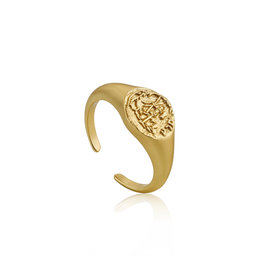 Ania Haie Ania Haie - Ring -  Emblem adjustable signet