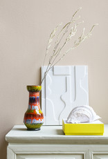 HK Living - Ceramic wall art panel matt white