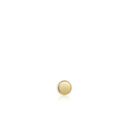 Ania Haie Oorbel - Gold disc ball barbell single