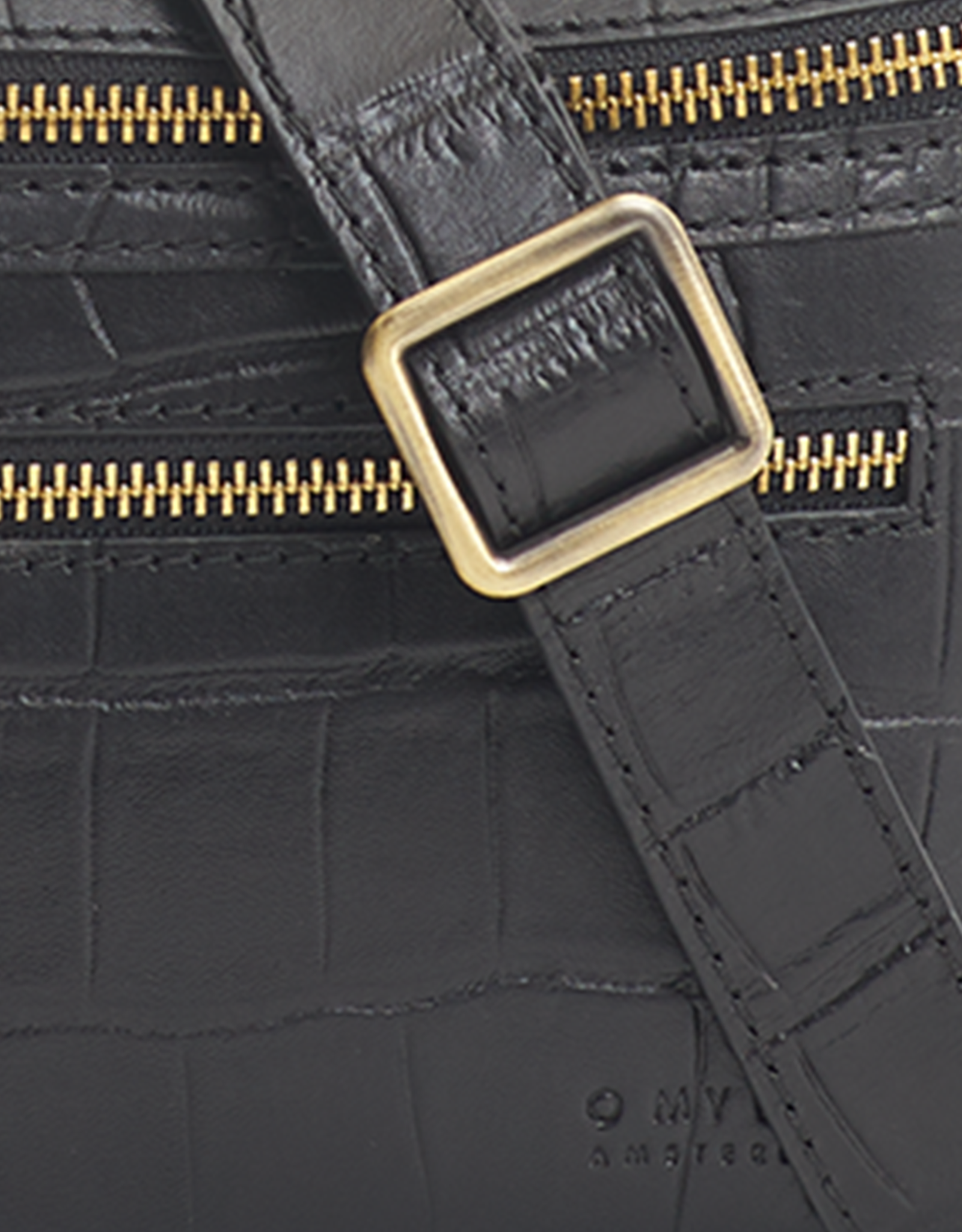 O My Bag Beck's bum bag - black classic croco